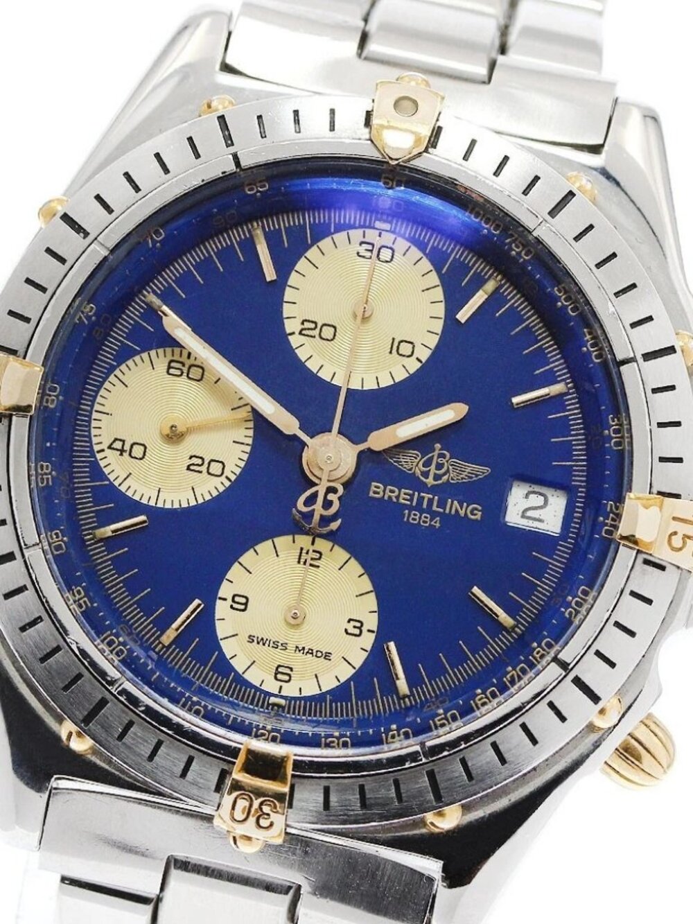 BREITLING Chronomat B13048 Chronograph Date Automatic Men's Watch_922756
